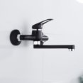 thumbnail image 4 of Wall Mount Kitchen Faucet  Rotatable Single Brass Handle Faucet With 7CM Spout, 4 of 9