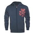 thumbnail image 1 of Bloc 28 Chandail à Capuchon à Fermeture Éclair Intégrale pour Hommes Mickey Mouse Crossbones, 1 of 1