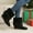 #339-Black, variant on Wowcloth Women's Fashion Snow Boots - Red Bow Decor Slip-On Flat Comfortable Lined Winter Booties for Casual Outfit