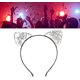 thumbnail image 4 of Diademas de lentejuelas Diademas de orejas de gato, Diademas de orejas de lentejuelas con purpurina Aros de metal para el cabello para mujeres y niñas Suministros para la vida diaria y la fiesta, 4 of 5