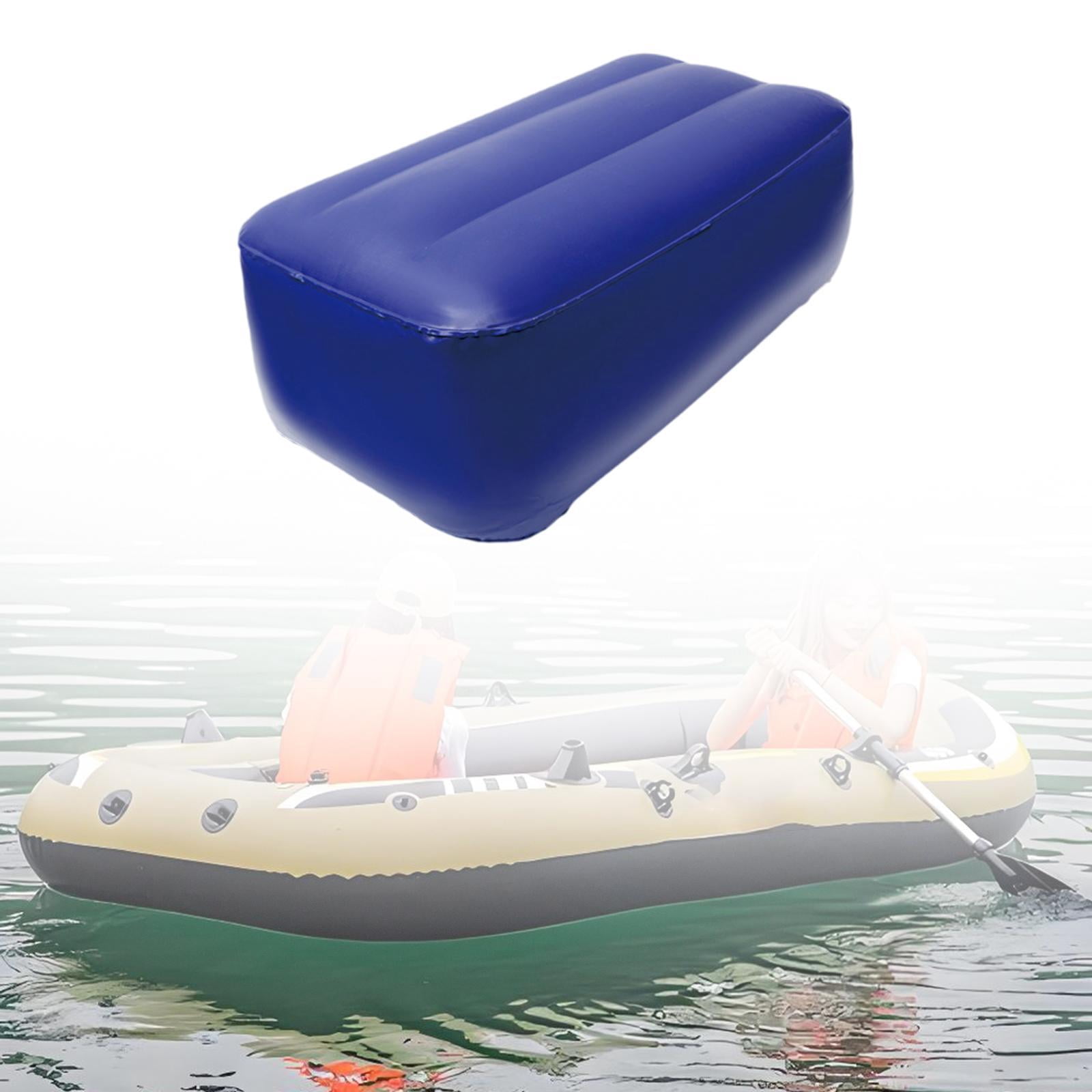 funtasica Inflatable Boat Seat Cushion Kayak Seat Pad 57x37cm Soft PVC Fishing Cushion for Fishing Boats Canoe Floating Outdoor Camping