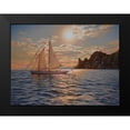 thumbnail image 2 of Adamov, Alexey 24x19 Black Modern Framed Museum Art Print Titled - Evening Ride, 2 of 5