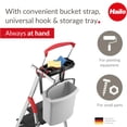 thumbnail image 4 of Hailo Folding 4 Step Non-Slip Ladder for Home & Kitchen, L100, Silver/Black, 4 of 12
