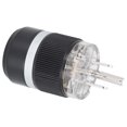 thumbnail image 1 of Enchufe De Alimentación Pure , Enchufe De Alimentación De Alta Fidelidad De CA Chapado En Rodio De Cobre Puro, Macho M101R, 1 of 7