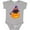 AC-Heather Grey, variant on Black Cat, Pumpkin, Cat With Witch Hat, Halloween Boys or Girls Baby Bodysuit