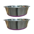 thumbnail image 1 of Laklulu Cuenco para Perros Cuenco de Comida para Perros de Acero Inoxidable Antideslizante Antivuelco Cuenco de Comida para Perros, 1 of 5
