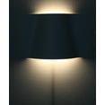 thumbnail image 4 of LED "Surface Wave" Alluring Curved Metal Wall Light 10"h x 16"w, 4 of 7