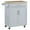 Grey, variant on HOMCOM Kitchen Island Cart with Rubber Wood Top Utility Serving Cart