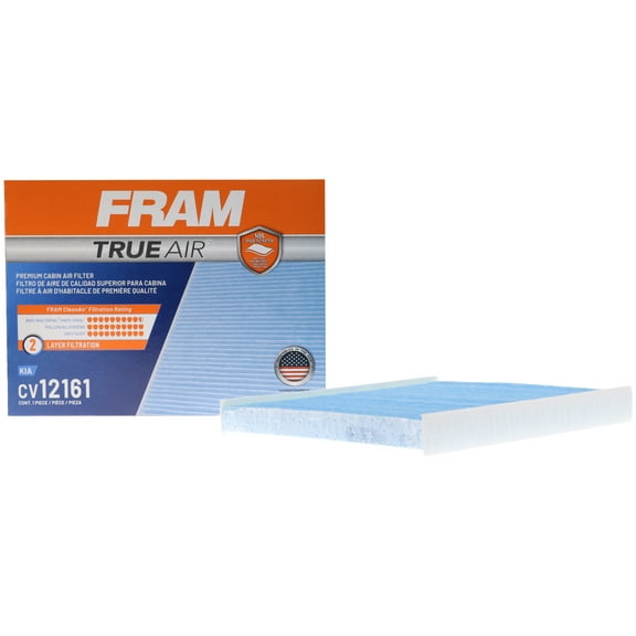 FRAM CV12161, TrueAir Premium Cabin Air Filter with N95 Filter Media, for Kia Vehicles