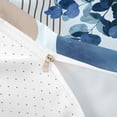 thumbnail image 4 of jejeloiu Nautical Abstract Duvet Cover King For Men Women,Coastal Print King Bedding,Blue Brown,Reversible,3pcs,1 Duvet Cover and 2 Pillowcases, 4 of 6