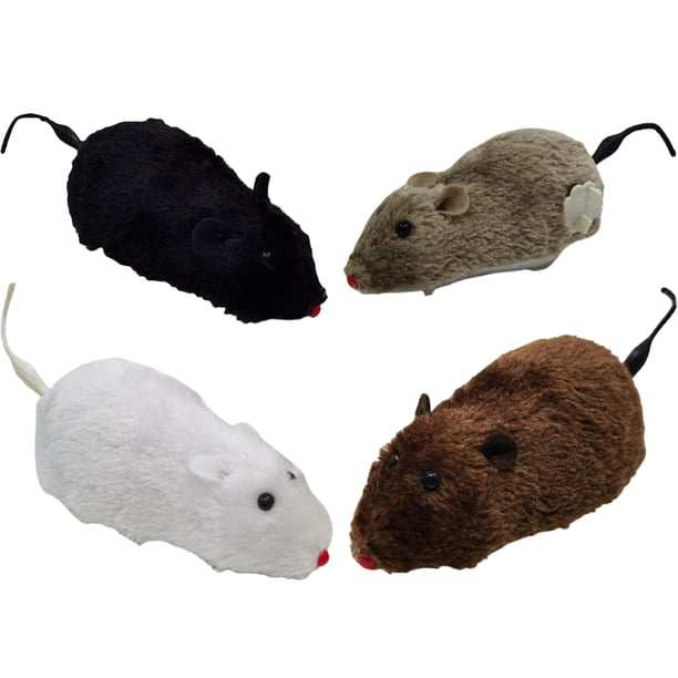 4 Uds. De juguetes para ratones, No se necesitan pilas, juguetes interactivos para gatos
