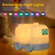 thumbnail image 3 of Luz nocturna para niños, linda luz nocturna de silicona con forma de camión de bomberos con control remoto, recargable por USB y portátil, cambia de color, para bebés y niños, regalo de guardería para, 3 of 5