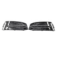 thumbnail image 2 of 2 Pieces Fog Light Grille for A4 B9 8W0807681F 2016, Electroplating, 2 of 8
