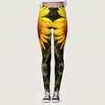 thumbnail image 1 of WILLBEST Leggings de Yoga de Cintura Alta con Estampado de Girasoles para Mujer, Mallas de Moda, Pantalones Deportivos de control, Pantalones Elásticos Cómodos para Entrenar Extra Grande, 1 of 6