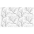 thumbnail image 4 of Winter Ceramic Toothbrush Holder, Winter Tree Without Leaves Nature Theme Delicate Branches Pattern Japanese Style, Decorative Versatile Countertop for Bathroom, 4.5" X 2.7", White Black, by Ambesonne, 4 of 4