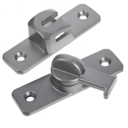 TALENO 1 Set Flip Sliding Barn Door Lock 90 Degree Sliding Door Latch Safety Bolt Lock for Barn Door Bathroom Outdoor Garage Gate Window barn door latch