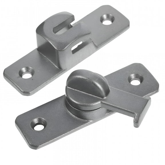 TALENO 1 Set Flip Sliding Barn Door Lock 90 Degree Sliding Door Latch Safety Bolt Lock for Barn Door Bathroom Outdoor Garage Gate Window barn door latch