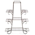 thumbnail image 4 of 9 Potted Metal Plant Stand - Indoor Outdoor Multiple Flower Pot Holder Shelf Plant Stander Plant Holder Plant Storage Stand for Patio Garden Corner Balcony Living Room, 4 of 10