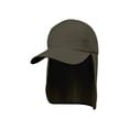 thumbnail image 1 of MICRO FIBER & MESH SUN PROTECTOR CAP WITH FLAP, Dark Olive, 1 of 1