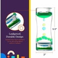 thumbnail image 4 of Special Supplies Liquid Motion Bubbler – 1 Pack Colorful Sensory Hourglass Timer with Droplet Movement – Schools, Therapy and Home Decor (Green), 4 of 8