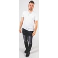 thumbnail image 3 of Skylinewears Mens Ripped Jeans Skinny Destroyed Biker Slim Fit Straight Fashion Stretch Biker Zipper Jeans, 3 of 7