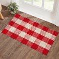 thumbnail image 2 of Holiday Time Red Plaid 20" x 34" Accent Rug, 2 of 9
