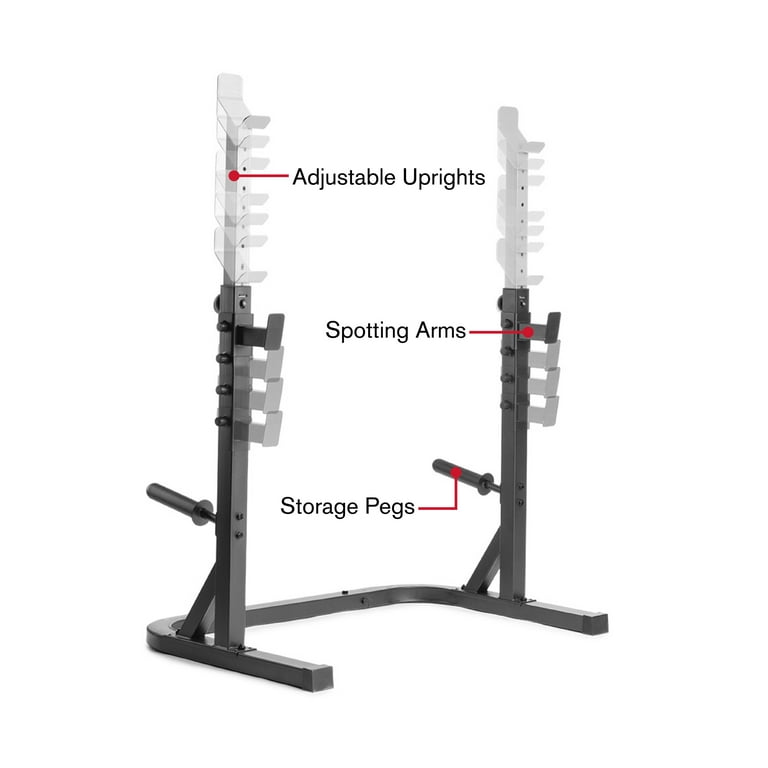 Weider Attack Series Olympic Squat Rack 310lb Weight Limit