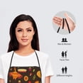 thumbnail image 2 of Bingfone Thanksgiving Turkey for Tie-up Apron, Unisex Waterproof and Stain-Resistant Bib Apron for Kitchen Garden Painting, 2 of 7