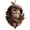 1C- Owl, variant on Hedgehog Christmas Ornament, Acrylic Acorn Hanging Decor with Berries and Snow, Cute Woodland Animal Charm for Christmas Tree and Bag