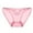 Pink, variant on Women Cutut Lace Underwear Briefs Panties Floral Hollow Out Lingerie Underpants Purple 6(M)