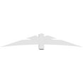thumbnail image 4 of 96"W x 16"H x 6"D x 6"F, 4/12 Pitch, Davenport Architectural Grade PVC Gable Bracket, 4 of 8