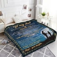 thumbnail image 4 of Gresahom Gifts for Dad from Daughter to My Dad Blanket Best Gift for Fathers Day Birthday Bday Present Idea for Father Men Healing Thoughts Throw Blanket(40"x50"), 4 of 7