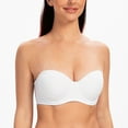 thumbnail image 3 of MELENECA Women's Strapless Bra for Large Bust Back Smoothing Plus Size with Underwire White 30E, 3 of 7