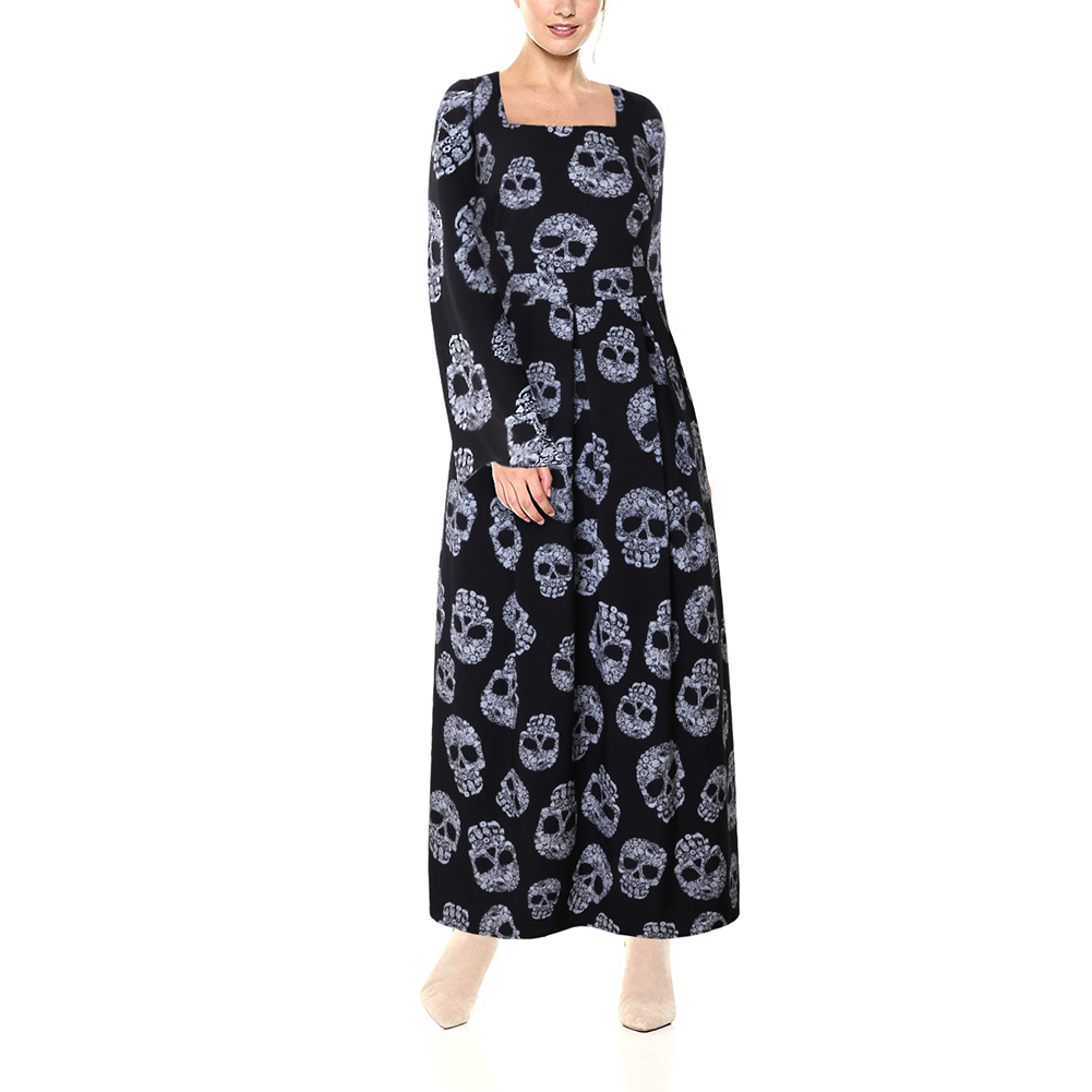 plus size skull dress