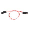 thumbnail image 2 of 8pcs Quick Connect Quick Disconnect Polarized 13" SAE Wire Flat Plug Connector Sunnimix Enchufe de mazo de cables SAE de 2 pines, 2 of 7
