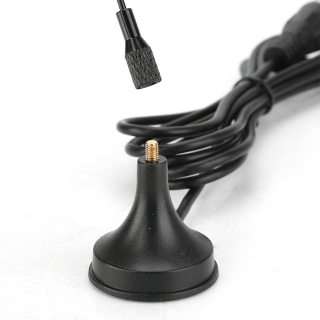Antena de TV para Interiores Frecuencia Dual UHF/VHF de Alta Sensibilidad Material Totalmente Metálico a Prueba de Viento a Prueba de Lluvia para TV en Casa y en el Auto
