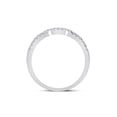 thumbnail image 5 of 14kt White Gold Baguette Diamond Bridal Wedding Ring Band Set 1 Cttw, 5 of 6
