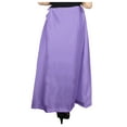 thumbnail image 2 of GAGZI CLothing Women's Satin Petticoat Solid Saree Satin Underskirt Sari(Saree) Satin Silk Petticoat For Women (Purple), 2 of 3