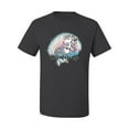 thumbnail image 2 of Wild Bobby, Mermazing Mermicorn Cute Gift Women Girls, Streetwear, Men's Graphic Tees, Charcoal, Small, 2 of 3