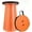 All Orange, variant on Upgraded Folding Stool Lightweight Yet More Sturdy with Load Capacity 400lbs Portable Collapsible Stool for Camping Fishing Hiking BBQ (Pink)