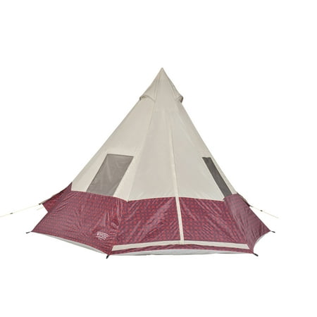 Wenzel Shenanigan 5-Person Tent in Red Buffalo Plaid