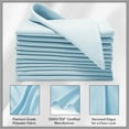 thumbnail image 3 of Lann's Linens Set of 12 Reusable Cloth Dinner Napkins, 17-inch Polyester Fabric Napkins for Holidays, Weddings and Events, Machine Washable, Baby Blue, 3 of 8