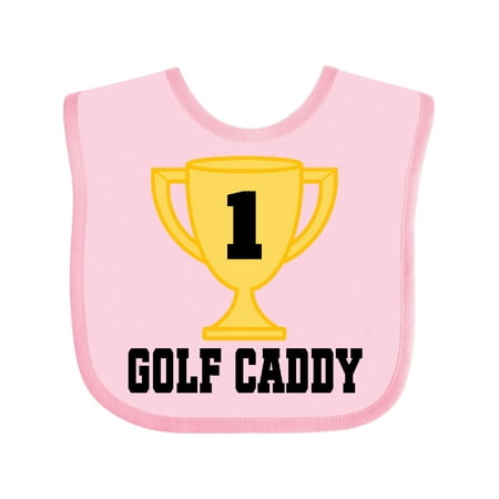 

Inktastic Personalized Golf Caddy Gift Baby Boy or Baby Girl Bib