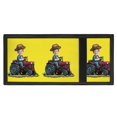 thumbnail image 4 of FUIALDOLG Boy Driving Tractor Print Wallet for Boys, Polyester Children's Wallet for Outdoor, Slim Lightweight Trifold Card Wallet, 4 of 7