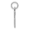 thumbnail image 2 of Sterling Silver Rhodium-plated Small Elongated Polished Number 86 Charm, 2 of 4