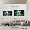 thumbnail image 3 of Elephant Stock Grand Football Stadium Wall Art - Horizontal Multi Panel Canvas - Living Room Wall Decor - Sports Multi Panel - Blue And Green Decor - 74" x 48", 3 of 4