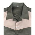 thumbnail image 2 of Nice Pattern Contrast Panel Men Shirts, 2 of 4