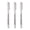 White, variant on 3Pcs Glittering Metallic Paint Pen Water Resistant Metallic Highlighter Marker Pen For Drawing Card Making