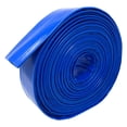 thumbnail image 4 of Gloxco 2" Inside Diameter (3-3/8" Flat Width) Blue Lay Flat Hose for Discharge or Backwash Water Transfer Applications, Reinforced PVC, 100' Length, 4 of 5