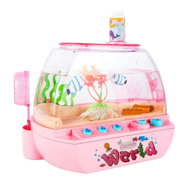 Juguetes de piscina, juguetes para bebés, juguetes para niños pequeños. Interesante acuario infantil con peces de simulación. Set de juguetes para niños.